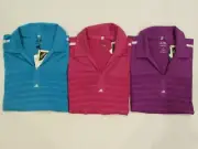 NEW LADIES’ ADIDAS GOLF PUREMOTION TOUR CLIMACOOL POLO, PICK A COLOR, SIZE SMALL
