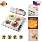 Fast Heating Graphene Silicone Food Warming Mat - Foldable and Safe for Parties