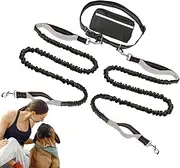 Dog Wire Cable,Reflective Tie-Out Cable for Heavy Dogs - Heavy Duty Nylon Doggy Lead with Storage Bag Pet Supplies for Runner Outside Backyard