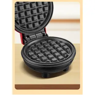 Mini waffle maker迷你鬆餅機 全自動家用電動迷你華夫餅機家用麵包機吐司機烘焙三明治早餐機迷你華夫餅機
