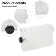 Acrylic Thermostat Lock Box for Tamper Proof Settings Combination Lock