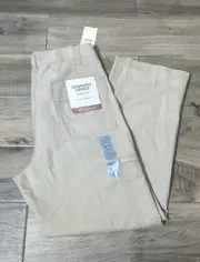 NWT Dockers Men's Classic Fit Comfort Cargo Pants 34 x 30 light beige