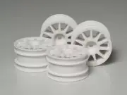 Tamiya 1/10 RC Car 51237 RC Spare Parts SP.1237 M Chassis 11 spoke wheels (white