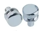 Classic Mini New Polished Chrome Valve Cover Knurled Nut Set Austin, Morris