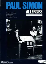 1983 Sheet Music ~ ALLERGIES ~ Paul Simon ~ NEW! Vintage!