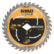 DeWALT 190mm x 36T Extreme Runtime Diamond Bore Circular Saw Blade