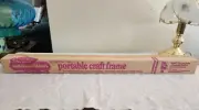 RARE 70s Rumplestiltskin's Portable Craft Frame Stretch-Tight for Tuft Hooking