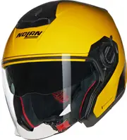Nolan N40-5 06 Classico N-Com Jet Helmet, yellow, Size XL for Men
