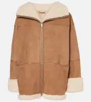 [Toteme] Toteme Signature shearling jacket XS/S brown