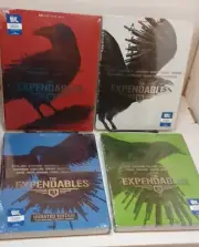 The Expendables 4 Movies 4K Steelbooks (4K+Blu-ray)-NEW (Sealed)-Box Shipping