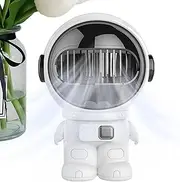 Bladeless Fan for Bedroom - Astronaut Shape Table Fan Rechargeable | Handheld Portable Electric Bladeless Cooling Tool Personal for Desktop Bedroom Kitchen Dormitory Home Student