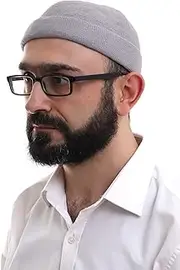 [ihvan online] Turkish Muslim Winter Velvet Roll Up Kufi Hats for Men Taqiya Take Peci Islamic Hats Islamic Gifts