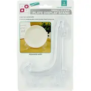 Clear 15cm Foldable Plastic Plate Stand
