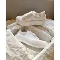 在飛比找蝦皮購物優惠-✨正品 Alexander McQueen 麥昆 帆布 小白