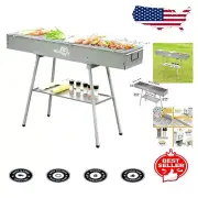 High-Temperature Resistant Portable BBQ Grill - Ideal for Skewers & Kebabs