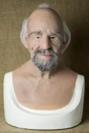 Realistic Hand Made Silicone" Joaquin" Mask by The Masker, Realistic, Old Man