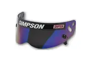 Simpson Replacement Visor Iridium Simpson X Bandit Diamondback Skull & RX Helmet