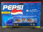 Golden Wheel PEPSI COLA 18-Wheeler Hauler Delivery Truck & Trailer - NEW, SEALED