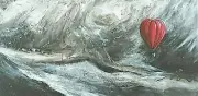 Original Art BALLOON Signed "Passage" 15x30x2 gallery wrap Steven G.Graff
