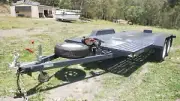 Car trailer 2490 x 4800mm 3T hydraulic tilt with winch