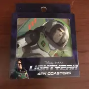 Buzz Lightyear Coasters Disney/Pixar 4 pack Coasters