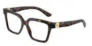 Dolce & Gabbana DG3395 502 Women’s Glasses Tortoiseshell Size 53 - Private Health Rebate - Blue Light Block Available