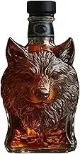 Fonowx Animal Whiskey Decanter Men Gift Wine Bottle Wine Decanter for Club Bar Hotel, Wolf