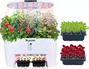 Hydroponics Growing System Kit 16Pods, Herb Garden with Sprout Mode Can Seedling
