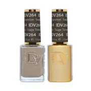 DND DIVA - #264 Taupe Temptation - Nail Gel & Lacquer Polish Duo 15ml