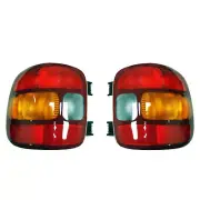 New Pair Of Tail Lights Fits Gmc Sierra 1500 Stepside 1999-03 Gm2801136 15224277 (for: Chevrolet)