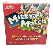Educational Toys Mitzvah Match Board Game Ages 4-10 No Reading Required NIB