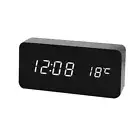 LED Display Heavy Sleeper With USB Cable Digital Alarm Clock Battery Powered