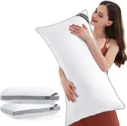 Luxury Hotel Collection Bed Pillows for Sleeping Standard Size Set of 2