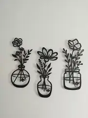 Flowers Metal Wall Art , Flowers Metal Wall Decor , Flowers Metal Wall Hangings