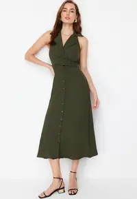 在飛比找ZALORA購物網優惠-Wrap Midi Dress