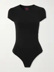[Commando] Commando - Butter Luxe Stretch-micro Modal Bodysuit - Black - x small x small Black