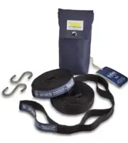 Yellow Leaf Hammock Strap Set with S Hooks NEW IN POUCH