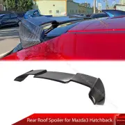 19-25 Fits Mazda3 Mazda 3 4th BP Hatchback Rear Roof Spoiler DTO Style Carbon (for: Mazda)