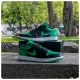 【NIKE 耐吉】Air Jordan 1 Low Lucky Green 幸運綠 綠黑 男鞋(553558-065)