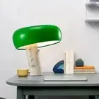 Mushroon Table Lamp Marble Kid Study Desk Light Household Black Night Bedside