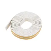Foam Tape Adhesive Weather Strip 9mm Wide 2mm Thick 3Meter Long White