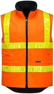 [Prime Mover] unisex Polar Fleece Vest with Mirco Prism Tape