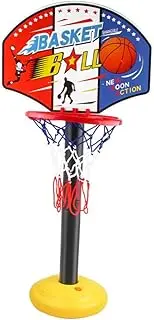 NUSITOU 1 Set Children's Basketball Stand Portable Basketball Stand Basketball Goal Toy Basketball Shooting Game Toy Indoor Sports Toys Basketball Hoop Stand Plastic