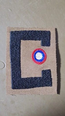 3rd Army C Air Force Roundal Patch WW1 patch - Miss Drop 44 Patch King 3A-5