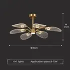Living Room Ceiling Chandelier Modern Interior Decoration Study Bedroom Pendant