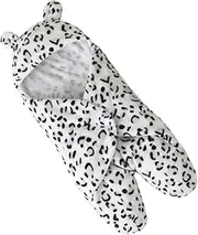 Abaodam Cow Stuffed Animal Blanket Bodysuit Security Stuffed Animal Bandana Bibs Security Blanket Unisex Fleece Newborn Sleepers Bibs Flannel