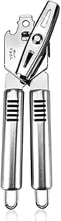 Can Opener, ELifeApply Stainless Steel Can Opener Manual, Heavy Duty, Smooth Edge, Silver
