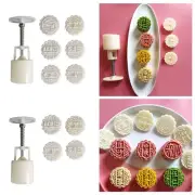 Cookie Stamps Different Flavor Mooncake Mold Hand-Pressure Mooncake Makers