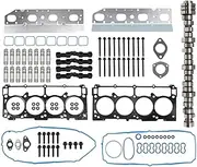 Assembroverse 5.7L MDS Lifters Camshaft Kit w/Head Gasket Bolts Set Compatible with 300 Challenger Charger Durango Grand Cherokee Commander 1500 2009-2015 53022372AA