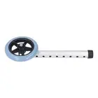 2pcs Universal Walker Wheels Stainless Steel Legs Rollator Accessories Walker